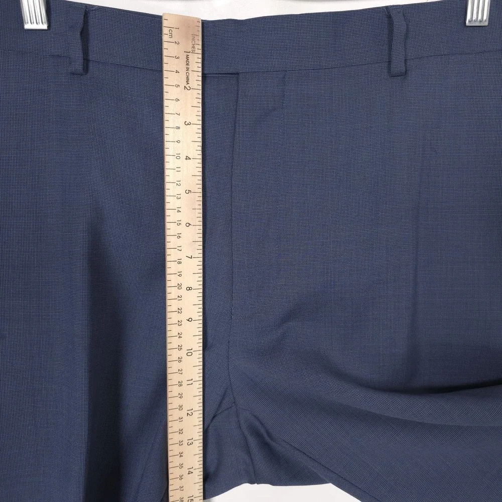 MANTONI Milan Italy Mens Suit Blazer Pants 46L Super 140S 100% Virgin Wool 38x30